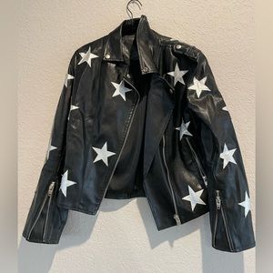 Buddy Love Star Leather Jacket